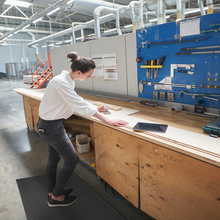 4' x 6' Tuff-Spun Pebble Foot-Lover Anti-fatigue Ergonomic Dry Mats