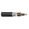 Three Conductor Type MC-HL Copper Power Cable Corrugated Welded Armor LSZH-TP Jacket 600V
