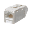 1 Port 22-26 AWG Mini-Com Cat6A Plus Up/Down 45 Angled Jack Module TG Shielded RJ45 CJSUD6X88TGWHY