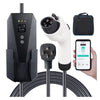 32A 240V NEMA 14-50P Plug Adjustable Current (16/20/24/32A) With 25ft Cable EV Charging Station For SAE J1772