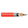 1 AWG 3C HVTECK Copper 220 mil TRXLPE TS AIA 15kV 133% IL Red PVC Jacket CSA