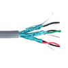 24 AWG 2P Bare Copper Shield Individual Al Foil Drain TC Plenum PVC 150V Low Voltage Power-Limited Circuit Cable