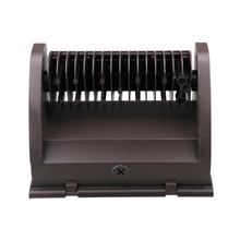 40W 120-277V 5000K CCT Rotatable Wall Pack Light Brown Housing