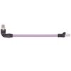 Igus CAT9340320 26 AWG 4P RJ45 Angled L Lower A / RJ45 B Connector Hirose PVC Harnessed CAT5e Cable