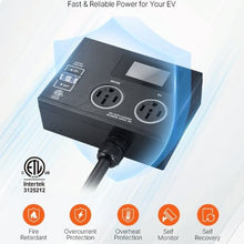 NEMA 14-50P Splitter with Dual 14-50R Receptacles for Dryer & EV Charging