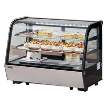 5cft Refrigerated Display Case Commercial Display with LED Lighting TURBO Cooling for Bakery