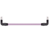 Igus CAT9340470 26 AWG 4P RJ45 T Inward A/B Angled Connector Crossover Hirose PVC Harnessed CAT5e Cable