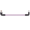 Igus CAT9340540 26 AWG 4P RJ45 L Lower A / T Outer B Angled Connector Hirose PVC Harnessed CAT5e Cable