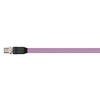Igus MAT904125456 24 AWG 4C M12 D-Coded Pin A / Open End B Connector PVC Industrial Ethernet CAT5 Cable
