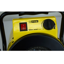 120V 1500W Portable Heater w/ Stat & Plug-In Cord Yellow