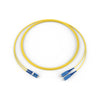 5 Meters Fiber Optic Jumper Standard LCUPC Duplex SM 2F Zipcord Riser Standard Yellow Jacket 045802R5120005M
