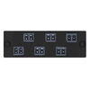 6 Port Opticom Keyed F-Dark Blue LC Fiber Adapter Panel Duplex FAP6WFDBDLCZ