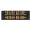 12 Port Opticom Keyed E-Orange LC Fiber Adapter Panel Duplex FAP12WEORDLCZ