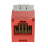 22-26 AWG Mini-Com RJ45 TG Style Cat6 Plus UTP Jack Module Polycarbonate CJ688TGRD-24 (Pack of 24)