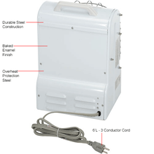 Home And Office Electric Heater 120V, 1500W Continental Dynamics Portable 653557
