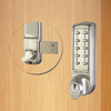 Brushed Steel Electronic Surface Deadbolt Locks CL2200BS