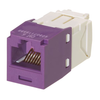 22-26 AWG Mini-Com RJ45 TG Style Cat6 Plus UTP Jack Module Polycarbonate CJ688TGVL-24 (Pack of 24)
