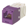 22-26 AWG Mini-Com RJ45 TG Style Cat6 Plus UTP Jack Module Polycarbonate CJ688TGVL-C