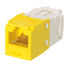 22-26 AWG Mini-Com RJ45 TG Style Cat6 Plus UTP Jack Module Polycarbonate CJ688TGYL-24 (pack of 24)