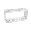 Four Gang Masonry Box With Deep Extension Knockouts Conduit TBX-435 (Pack of 5)