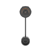 Bulkhead Connector Black IAEBH6X