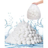 Pool Cover Water Bags 8 Ft Double Chamber PVC Leakproof Weights for Winter Pool Closing Blue (12-Pack)
