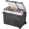 12V 58L Car Refrigerator – Dual Zone Freezer -4℉ to 68℉ Adjustable for Home Outdoor Camping RV & Car Use