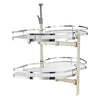 31 X 15 Inch 2 Tier Pull Out Cabinet Organizer Soft Close Slide Out Drawer for Kitchen DG-668R