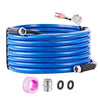 75FT Heated RV Water Hose-Self-Regulating, Antifreeze Protection to -45°F, BPA & Lead-Free, 5/8