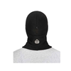 N-Ferno Black Zippered Balaclava Face Mask with Bump Cap Black