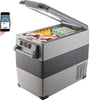 2V 58 Qt Dual Zone Car Refrigerator – Portable Freezer with Compressor 12/24V DC & 110-240V AC for Car Truck RV Camping & Home Use