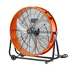 24 Inch Industrial Drum Fan - 8,600 CFM High Velocity 3-Speed Adjustable Floor Fan