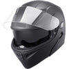 Unmasked Smart Street Motorcycle Helmet with Bluetooth & Interchangeable Lens, DOT Approved (Medium)