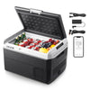 12V Car Refrigerator 52.8QT/50L Portable Freezer -4℉ to 68℉ 12/24V DC & 100-240V AC for RV & Camping