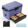 50 Qt Portable Hard Cooler Leak-Resistant 48-Hour Ice Retention Insulated Ice Chest with Heavy-Duty Handle