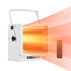 10000W Electric Garage Heater with Remote & Timer Wall/Ceiling Mount Fan-Forced Commercial Shop Heater 240V