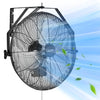 18 In Industrial Wall Fan | 4000 CFM, 3-Speed, Aluminum Blades, Indoor Use Pack of 1)