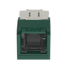 22-26 AWG Mini-Com Cat6 Shuttered Jack Module RJ45 TG Style CJH688TGGR