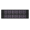 12 Port Opticom Keyed G-Violet LC Fiber Adapter Panel Duplex FAP12WGVLDLCZ