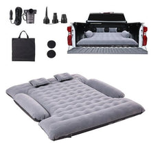 6-6.5FT Inflatable Camping Truck Bed Air Mattress with 12V Pump, 2 Pillows & Carry Bag