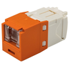 22-26 AWG Mini-Com Cat6 Shuttered Jack Module RJ45 TG Style CJH688TGOR
