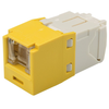22-26 AWG Mini-Com Cat6 Shuttered Jack Module RJ45 TG Style CJH688TGYL