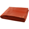 10 ft L x 12 ft W Silicone Coating 17 oz./sq.yd Welding Blanket Red