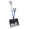 18-Inch Blade Spring-Assisted Handle for Easy Shoveling Strain-Reducing Snow Shovel