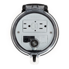 4-Inch Base Data Access GFCI Outlet CAT5e USB Coupler DAP4BC-G0-5U