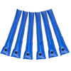 8 ft Pool Cover Water Bags Pack of 6 with 4 Corner Tubes – 0.4 mm PVC Weights with Leakproof Valve for Winter Inground Swimming Pool Covers