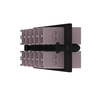 12 Port Opticom Keyed J-Rose LC Fiber Adapter Panel Duplex FAP12WJRODLCZ