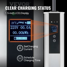 40A 240V NEMA 14-50 Plug Adjustable Current (40A/32A/24A/16A) 25FT Cable EV Charging Station for SAE J1772