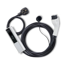 40A 240V NEMA 14-50 Plug Adjustable Current (40A/32A/24A/16A) 25FT Cable EV Charging Station for SAE J1772