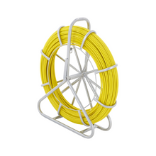 600 ft Fish Tape Fiberglass 5/16" Duct Rodder w/ Steel Reel Stand